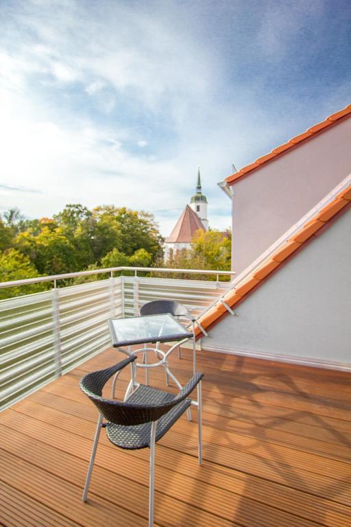Aparthotel "Am Fliess" Hoyerswerda Esterno foto