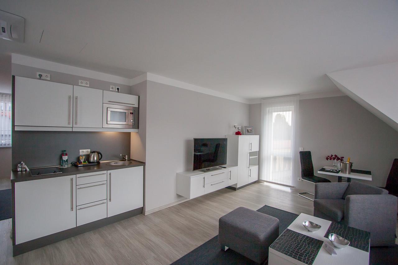 Aparthotel "Am Fliess" Hoyerswerda Esterno foto